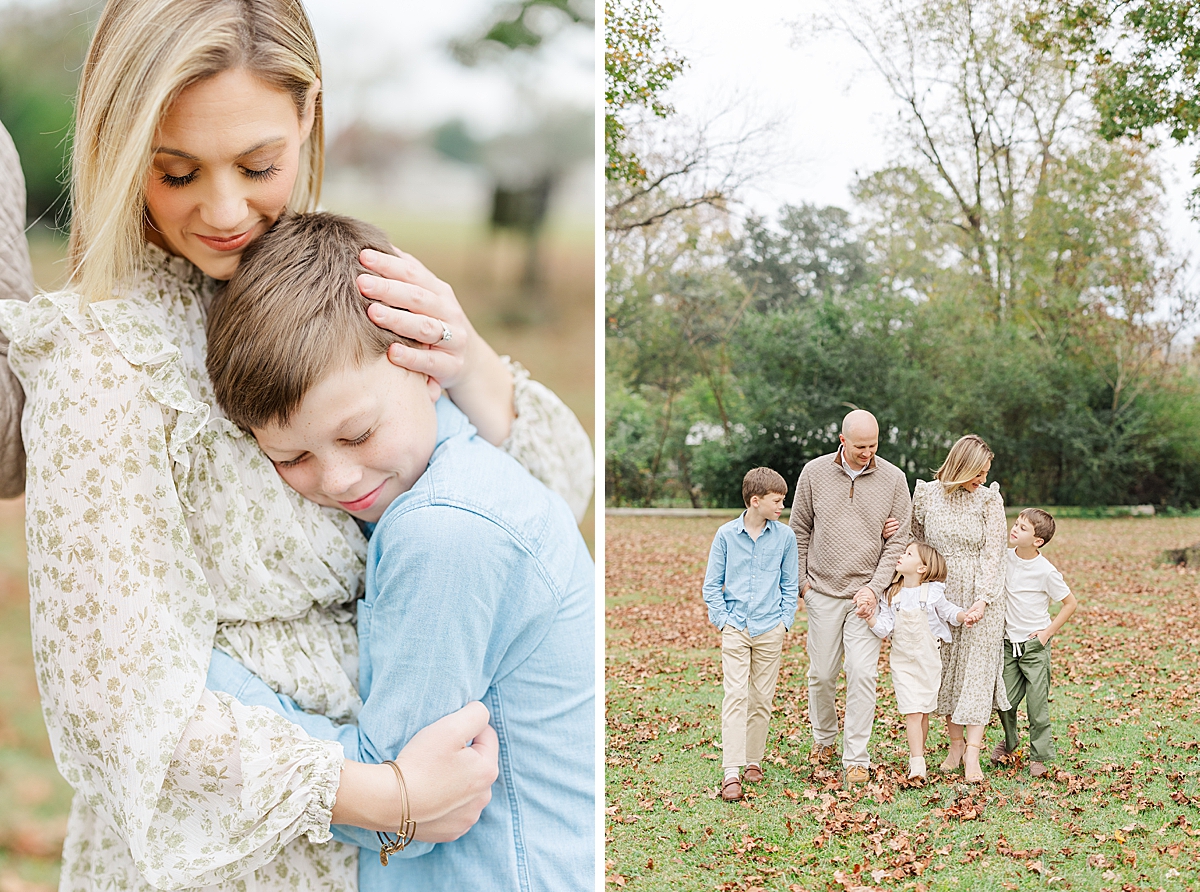 family photos with children and parents in New Bern NC