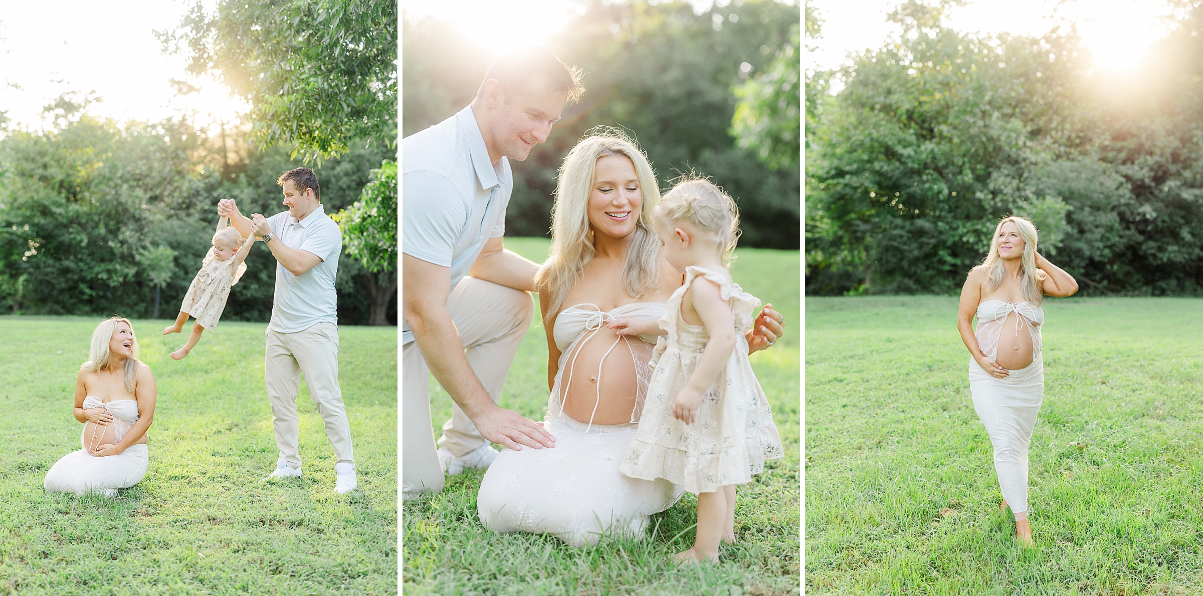 maternity photos at historic oak view county park in raleigh