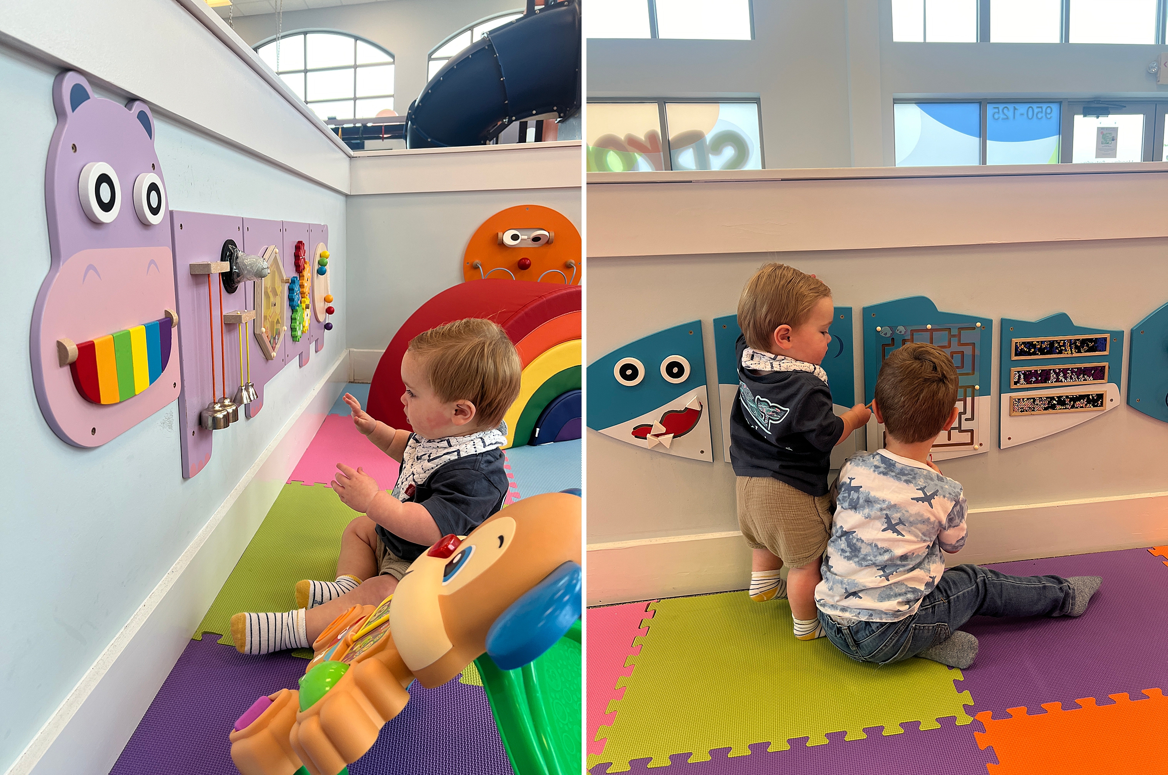 sprouts indoor playground in greenville with toddlers rainy day activity